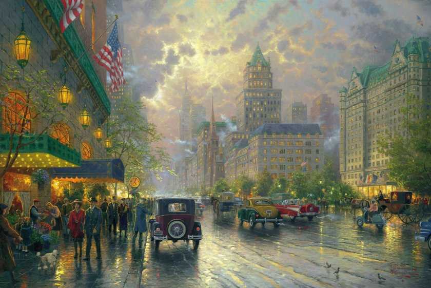 Thomas Kinkade New York 5th Avenue